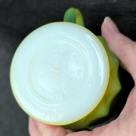 Fire King Green Ombre Kimberly Mug Coffee Vintage Kitchen - Picture 3 of 11